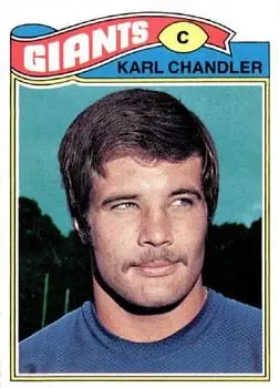 1977 Topps #236 - Karl Chandler - New York Giants