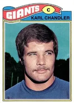1977 Topps #236 - Karl Chandler - New York Giants