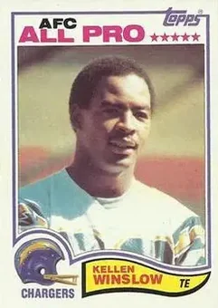 1982 Topps #241 - Kellen Winslow Sr. (b.1957 TE) - San Diego Chargers