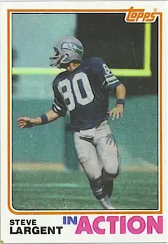 1982 Topps #250 - Steve Largent - Seattle Seahawks