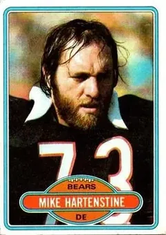 1980 Topps #41 - Mike Hartenstine - Chicago Bears