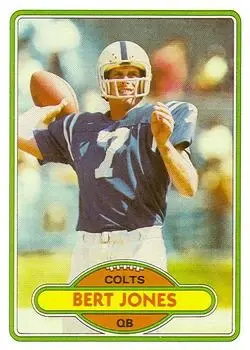 1980 Topps #45 - Bert Jones - Baltimore Colts