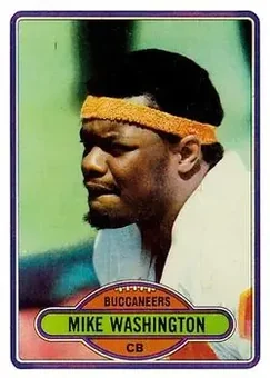 1980 Topps #46 - Mike Washington - Tampa Bay Buccaneers
