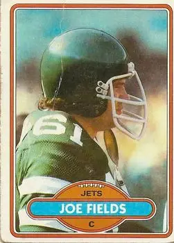 1980 Topps #47 - Joe Fields - New York Jets