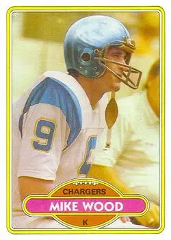 1980 Topps #48 - Mike Wood - San Diego Chargers 1980 Topps #48 - Mike Wood - San Diego Chargers