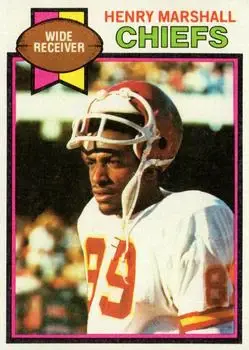 1979 Topps #42 - Henry Marshall - Kansas City Chiefs