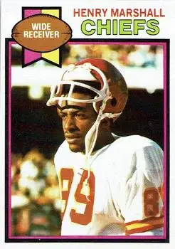 1979 Topps #42 - Henry Marshall - Kansas City Chiefs