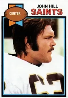 1979 Topps #43 - John Hill - New Orleans Saints