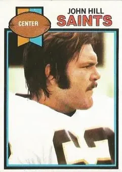 1979 Topps #43 - John Hill - New Orleans Saints