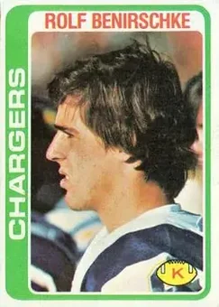 1978 Topps #122 - Rolf Benirschke - San Diego Chargers