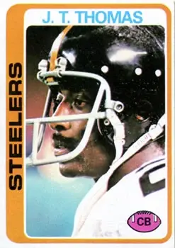 1978 Topps #124 - J.T. Thomas - Pittsburgh Steelers
