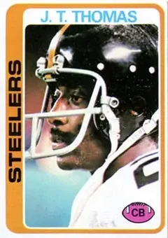 1978 Topps #124 - J.T. Thomas - Pittsburgh Steelers