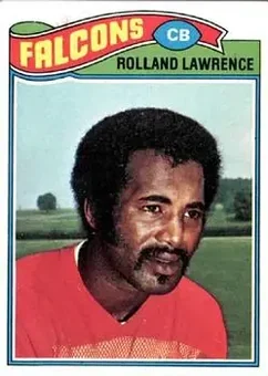 1977 Topps #242 - Rolland Lawrence - Atlanta Falcons