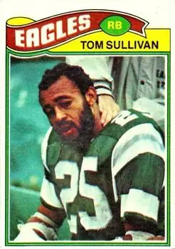 1977 Topps #243 - Tom Sullivan - Philadelphia Eagles