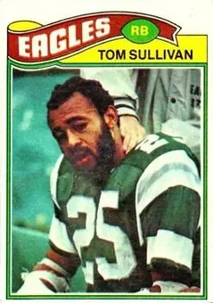1977 Topps #243 - Tom Sullivan - Philadelphia Eagles