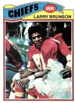 1977 Topps #244 - Larry Brunson - Kansas City Chiefs