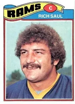 1977 Topps #246 - Rich Saul - Los Angeles Rams