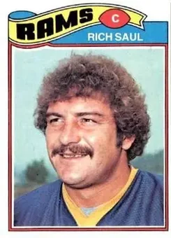 1977 Topps #246 - Rich Saul - Los Angeles Rams
