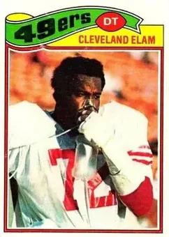 1977 Topps #247 - Cleveland Elam - San Francisco 49ers