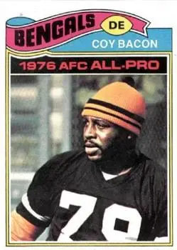 1977 Topps #250 - Coy Bacon - Cincinnati Bengals
