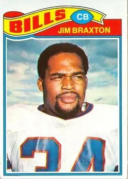 1977 Topps Mexican #252 - Jim Braxton - Buffalo Bills
