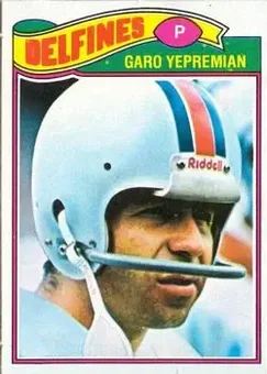 1977 Topps Mexican #255 - Garo Yepremian - Miami Dolphins