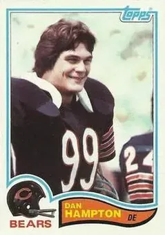 1982 Topps #297 - Dan Hampton - Chicago Bears