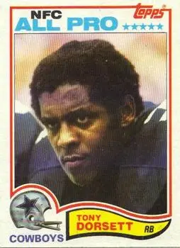 1982 Topps #311 - Tony Dorsett - Dallas Cowboys