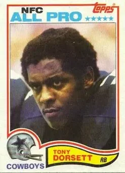 1982 Topps #311 - Tony Dorsett - Dallas Cowboys