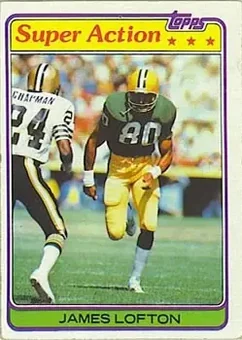 1981 Topps #361 - James Lofton - Green Bay Packers