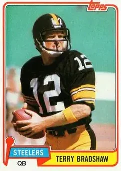 1981 Topps #375 - Terry Bradshaw - Pittsburgh Steelers