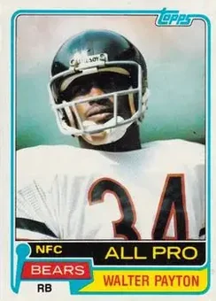 1981 Topps #400 - Walter Payton - Chicago Bears