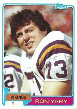 1981 Topps #402 - Ron Yary - Minnesota Vikings