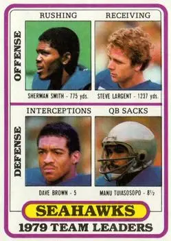1980 Topps #57 - Card #57 - Seattle Seahawks
