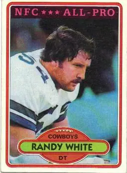 1980 Topps #70 - Randy White - Dallas Cowboys