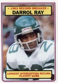 1983 Topps #7 - Darrol Ray - New York Jets