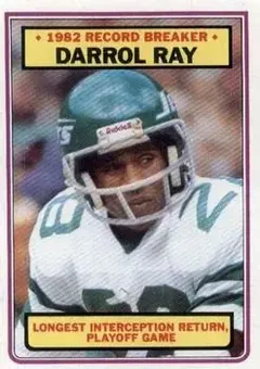 1983 Topps #7 - Darrol Ray - New York Jets