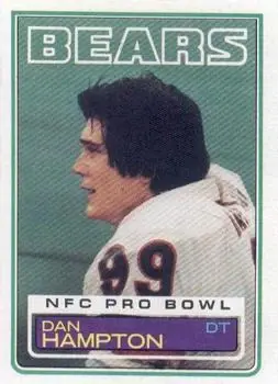 1983 Topps #30 - Dan Hampton - Chicago Bears