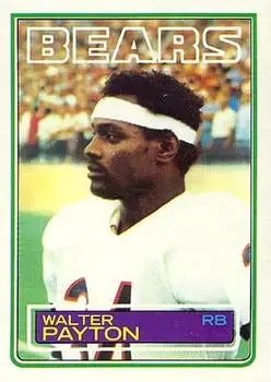 1983 Topps #36 - Walter Payton - Chicago Bears