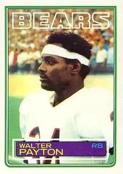 1983 Topps #36 - Walter Payton - Chicago Bears
