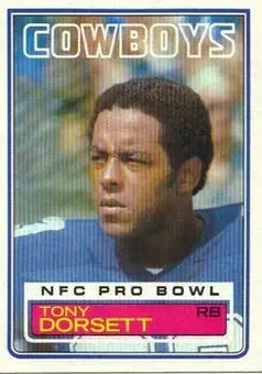 1983 Topps #46 - Tony Dorsett - Dallas Cowboys