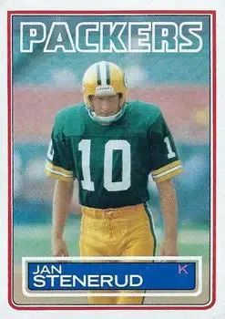 1983 Topps #85 - Jan Stenerud - Green Bay Packers