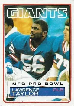 1983 Topps #133 - Lawrence Taylor - New York Giants