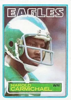 1983 Topps #137 - Harold Carmichael - Philadelphia Eagles