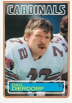 1983 Topps #155 - Dan Dierdorf - St. Louis Cardinals