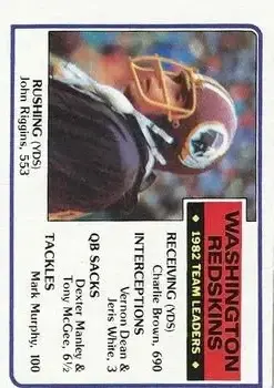 1983 Topps #186 - John Riggins - Washington Redskins