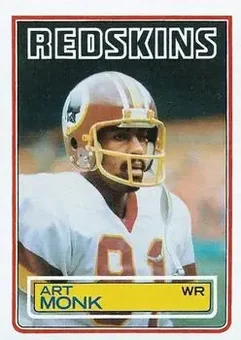 1983 Topps #193 - Art Monk - Washington Redskins
