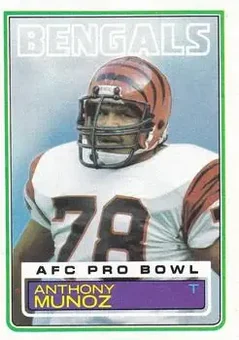 1983 Topps #240 - Anthony Munoz - Cincinnati Bengals