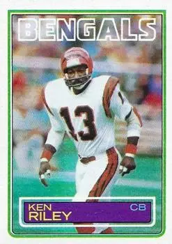 1983 Topps #241 - Ken Riley - Cincinnati Bengals