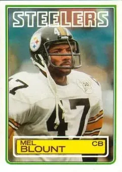 1983 Topps #357 - Mel Blount - Pittsburgh Steelers